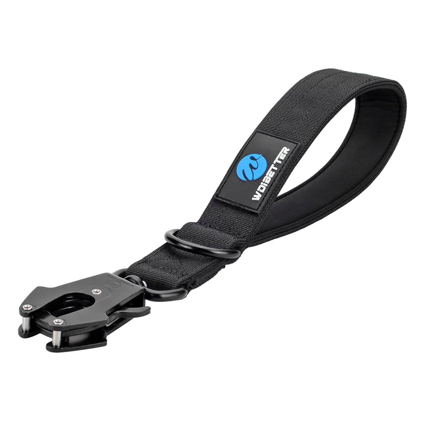 Short Dog Leash Traffic Padded Handle Heavy Duty Short Nylon Dog Lead for Training Control Reflective Threads Pet Leash