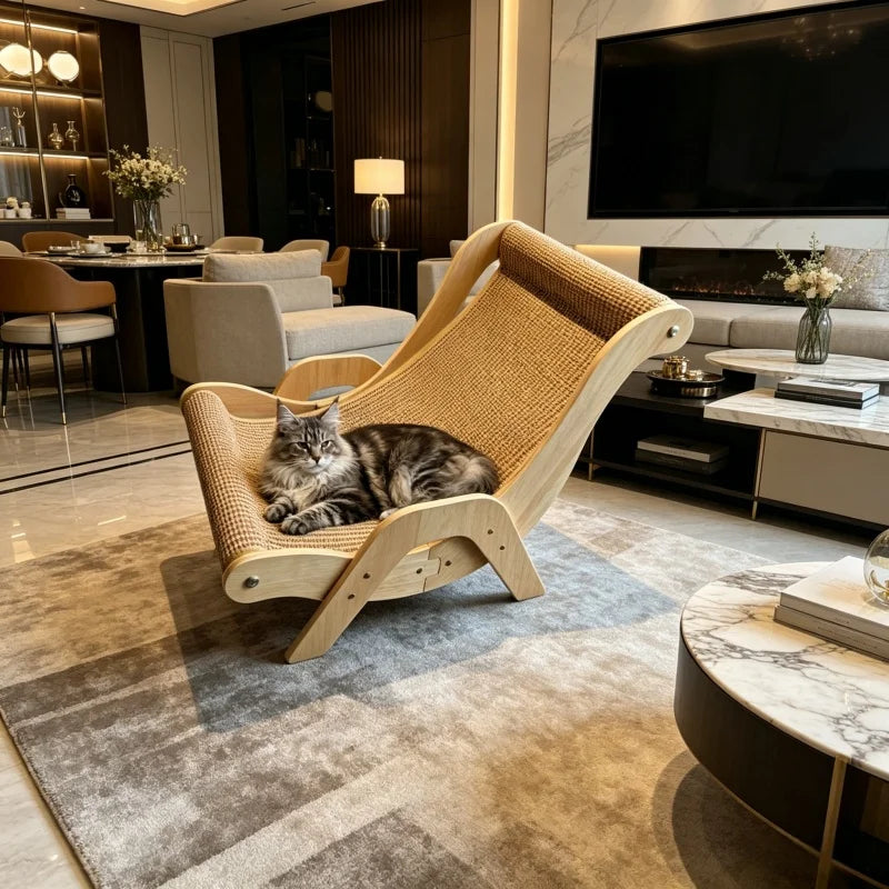 Sisal Cat Scratcher for Indoor Cats Scratching Pad Vertical Cat Scratcher L Shape Cat Scratching Board Cats Scratch Post Solid