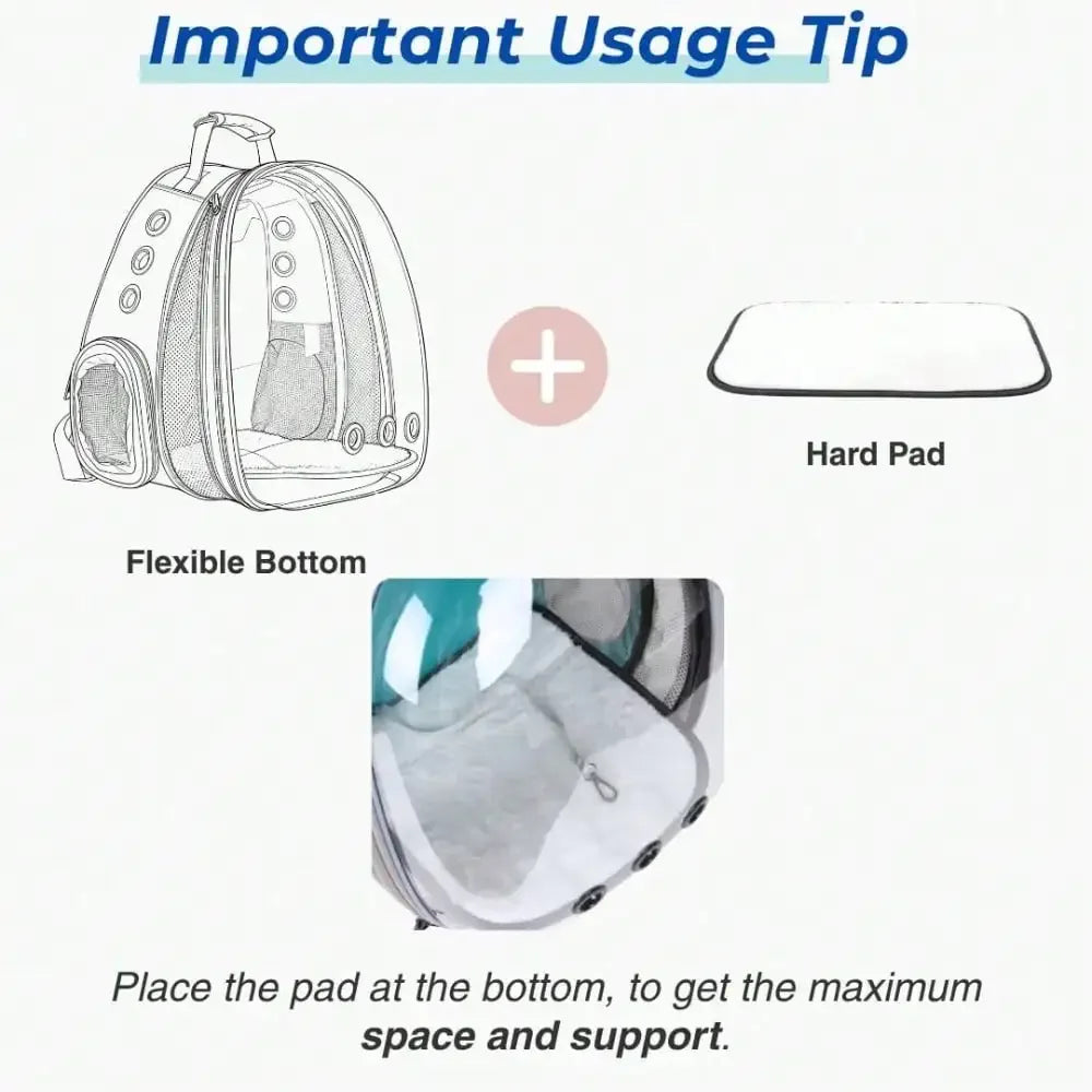 Expandable Bubble Cat Carrier Backpack For Cats And Small Dogs Airline Approved For Travel Hiking Walking Outdoor Adventures Sup