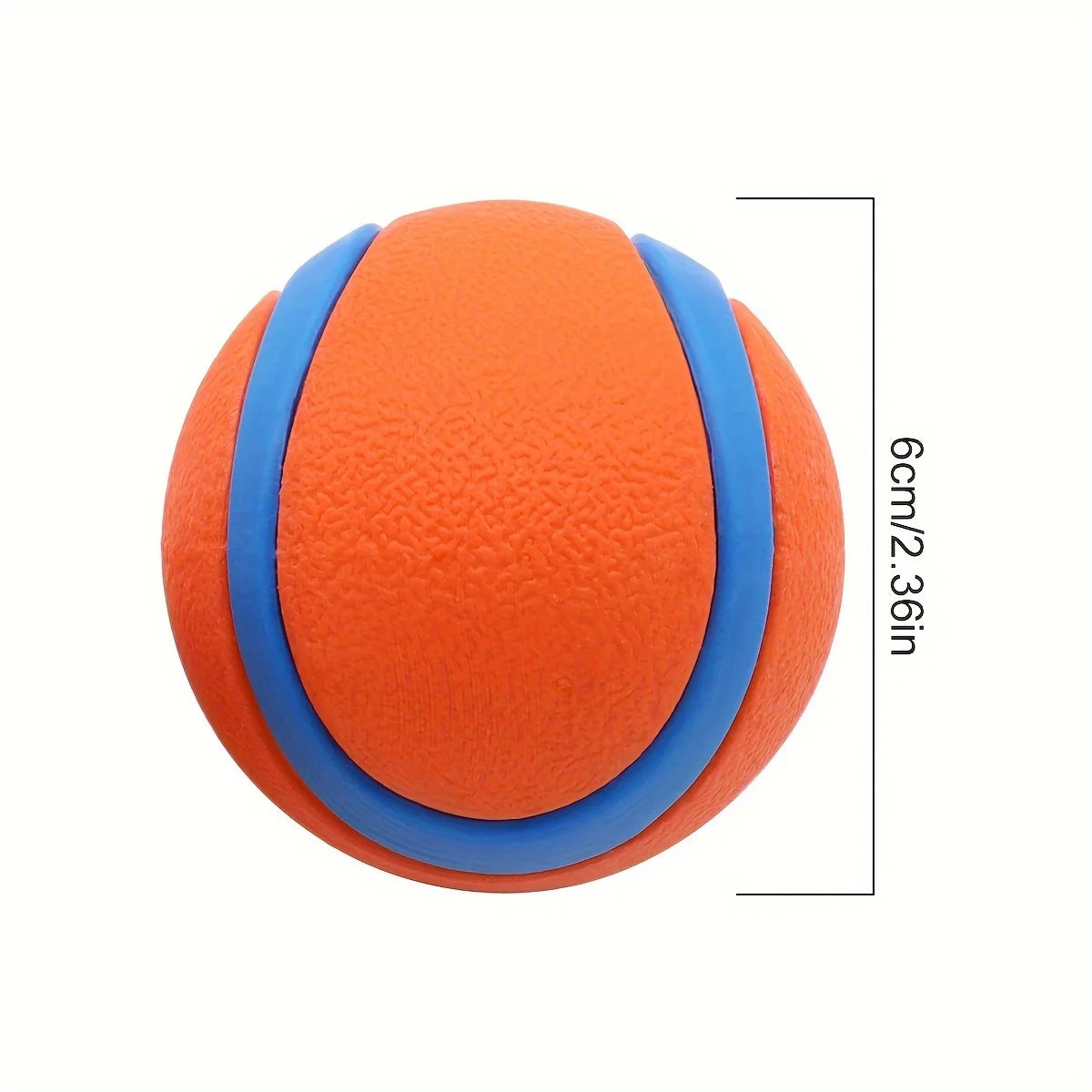 Durable Silicone Dog Chew Ball Interactive Pet Toy For Medium Breeds Teeth Cleaning Play‑Time Fun Dog Entertainment Supply