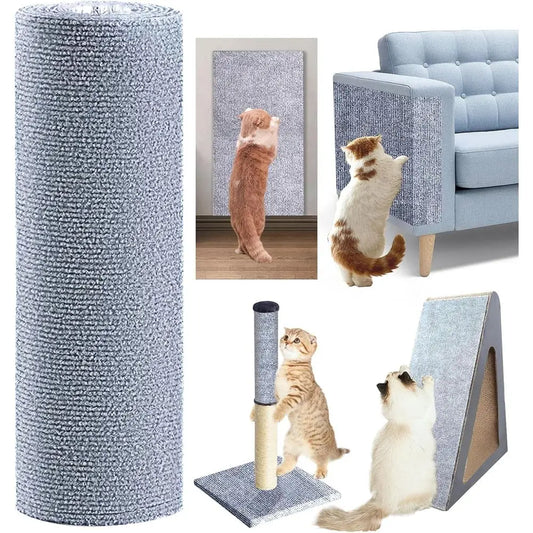 Cat Scratch Furniture Protector, 120 x 15.8 Sofa Cover, Anti-Claw Wall Scratcher, Sisal Mat, Carpet Pad, Fabric Tree Guards (Lig