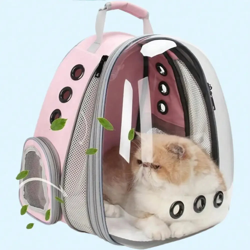 Expandable Bubble Cat Carrier Backpack For Cats And Small Dogs Airline Approved For Travel Hiking Walking Outdoor Adventures Sup