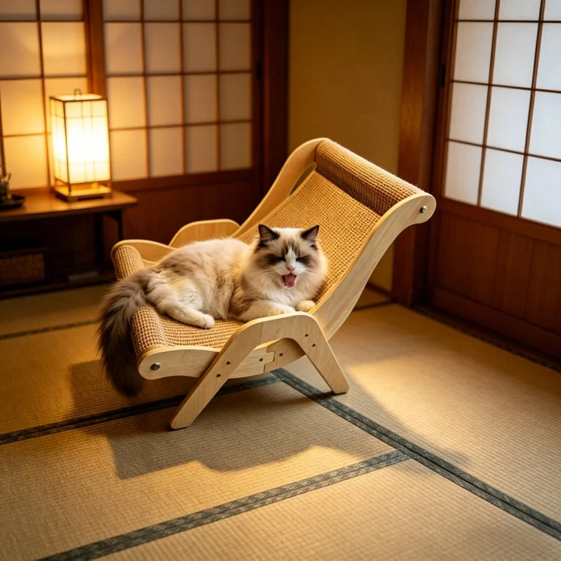 Sisal Cat Scratcher for Indoor Cats Scratching Pad Vertical Cat Scratcher L Shape Cat Scratching Board Cats Scratch Post Solid
