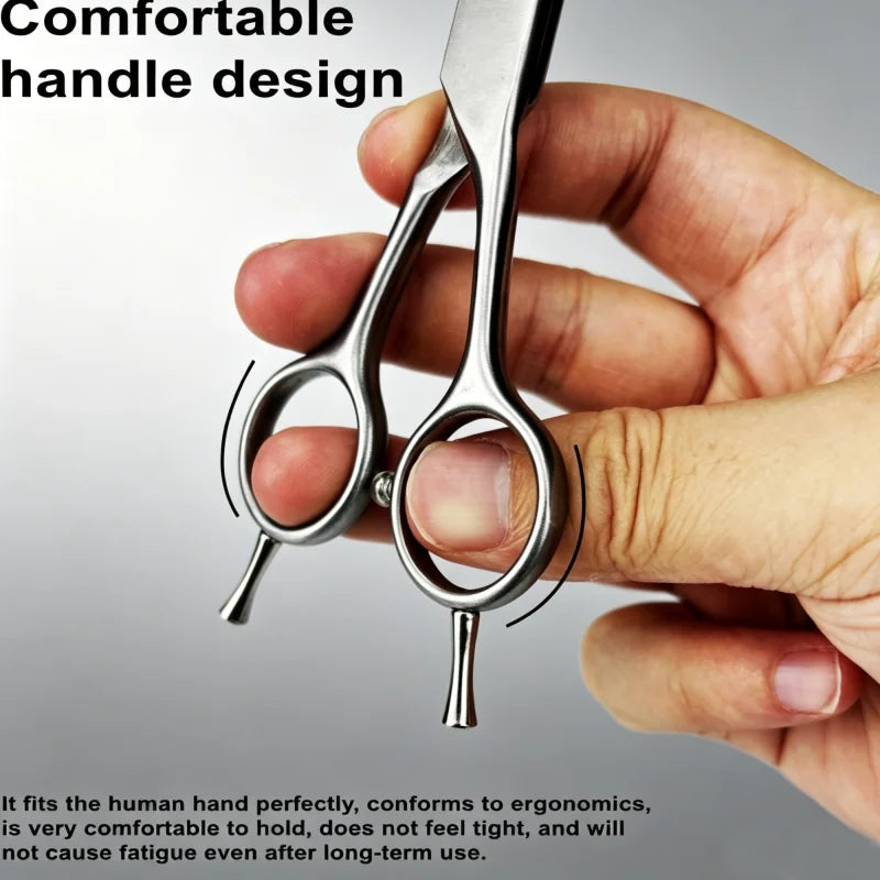 Wingsbro 7'' Curved Chunkers Shears Curved Thinning Shears Stainless Steel Dog Grooming Cat Curved Scissors Light Weight Special