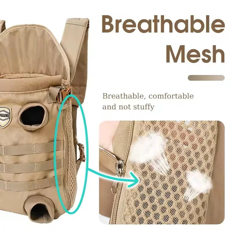 Front Dog Backpack Designer Pet Carrier Shoulder Bag Portable Carrying Puppy Luxury For Pet Outdoor Travelling Bags Accessories