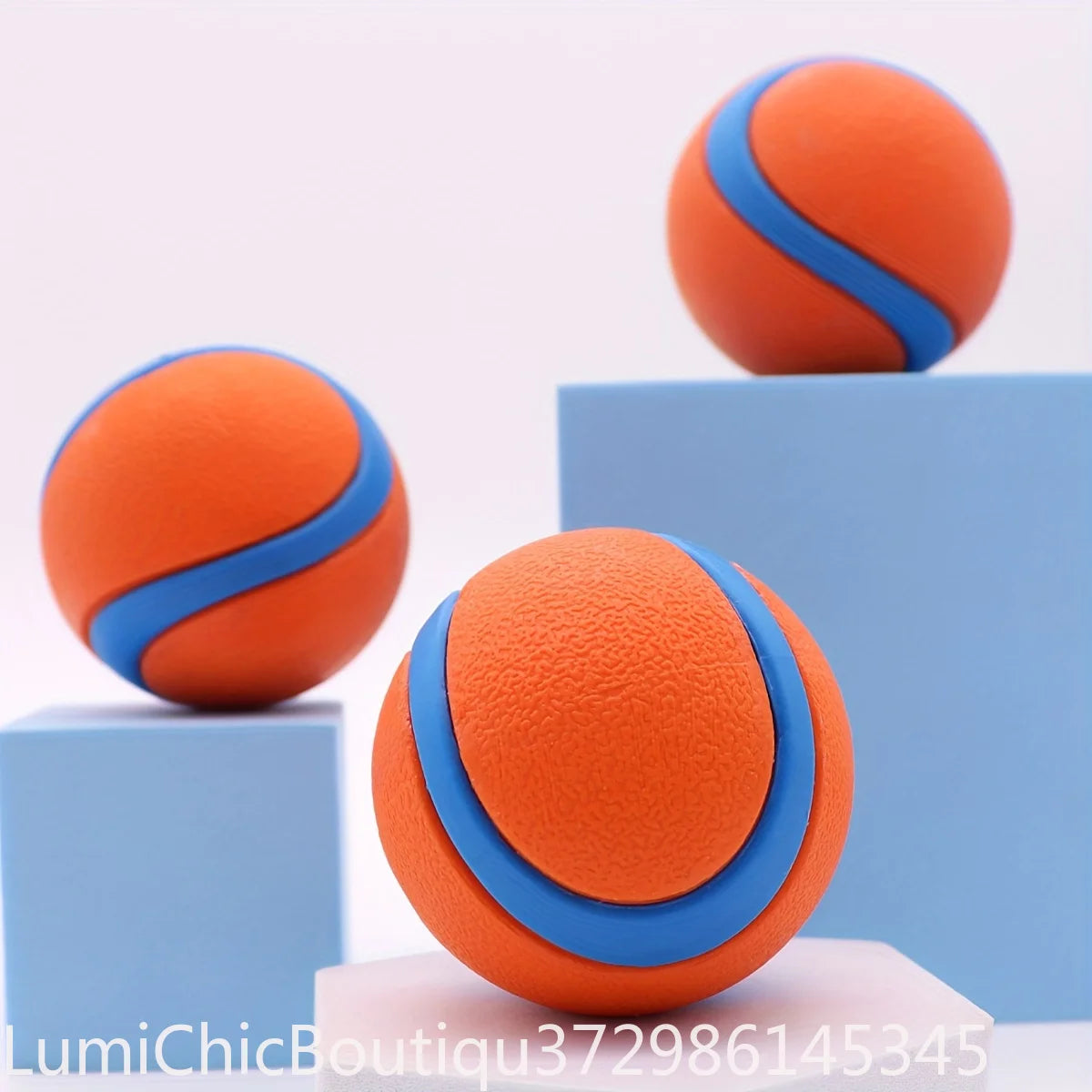 Durable Silicone Dog Chew Ball Interactive Pet Toy For Medium Breeds Teeth Cleaning Play‑Time Fun Dog Entertainment Supply