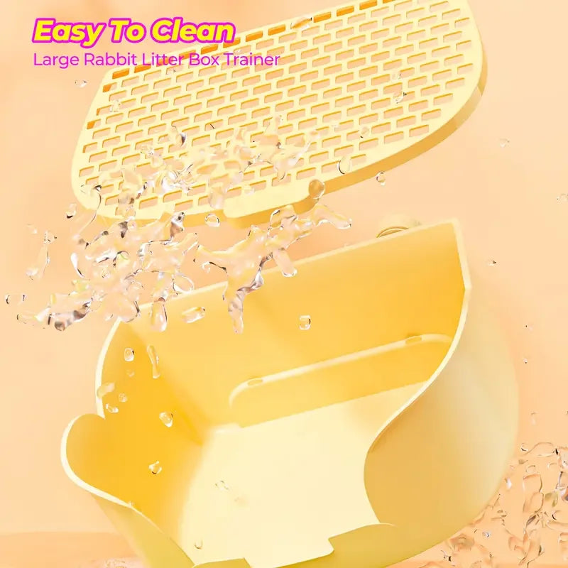 Large Rabbit Litter Box, Potty Corner Toilet Trainer for Hamster Guinea Pig Ferret Bunny Small Animals