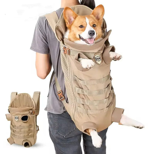 Front Dog Backpack Designer Pet Carrier Shoulder Bag Portable Carrying Puppy Luxury For Pet Outdoor Travelling Bags Accessories