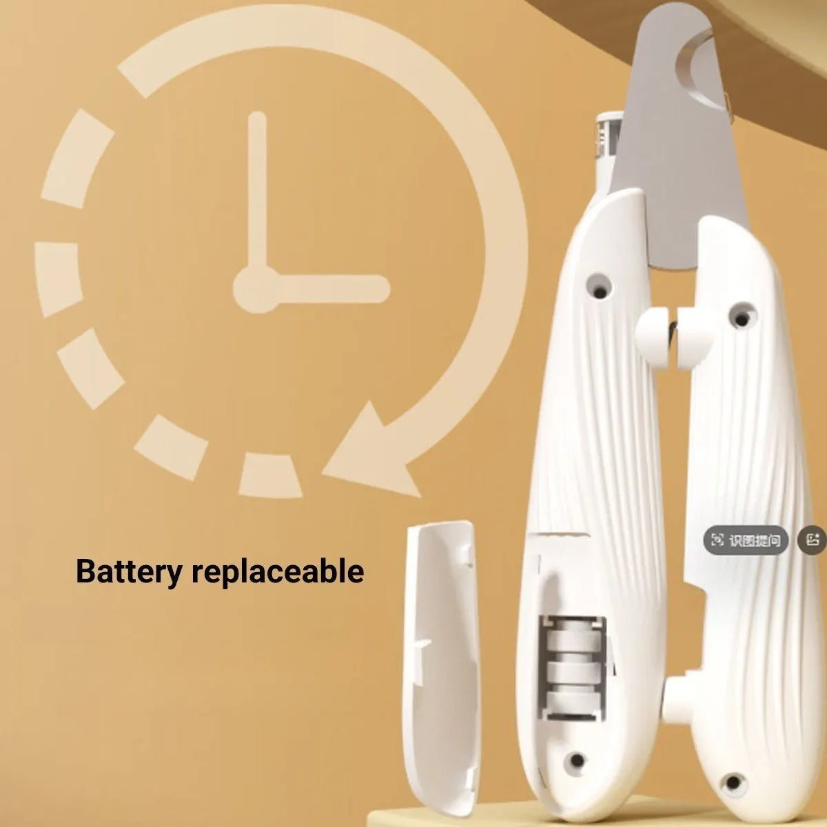 Pet Nail Clippers for Dogs & Cats, Stainless Steel Sharp Blade, Safe & Easy Grooming Tool for Home Use