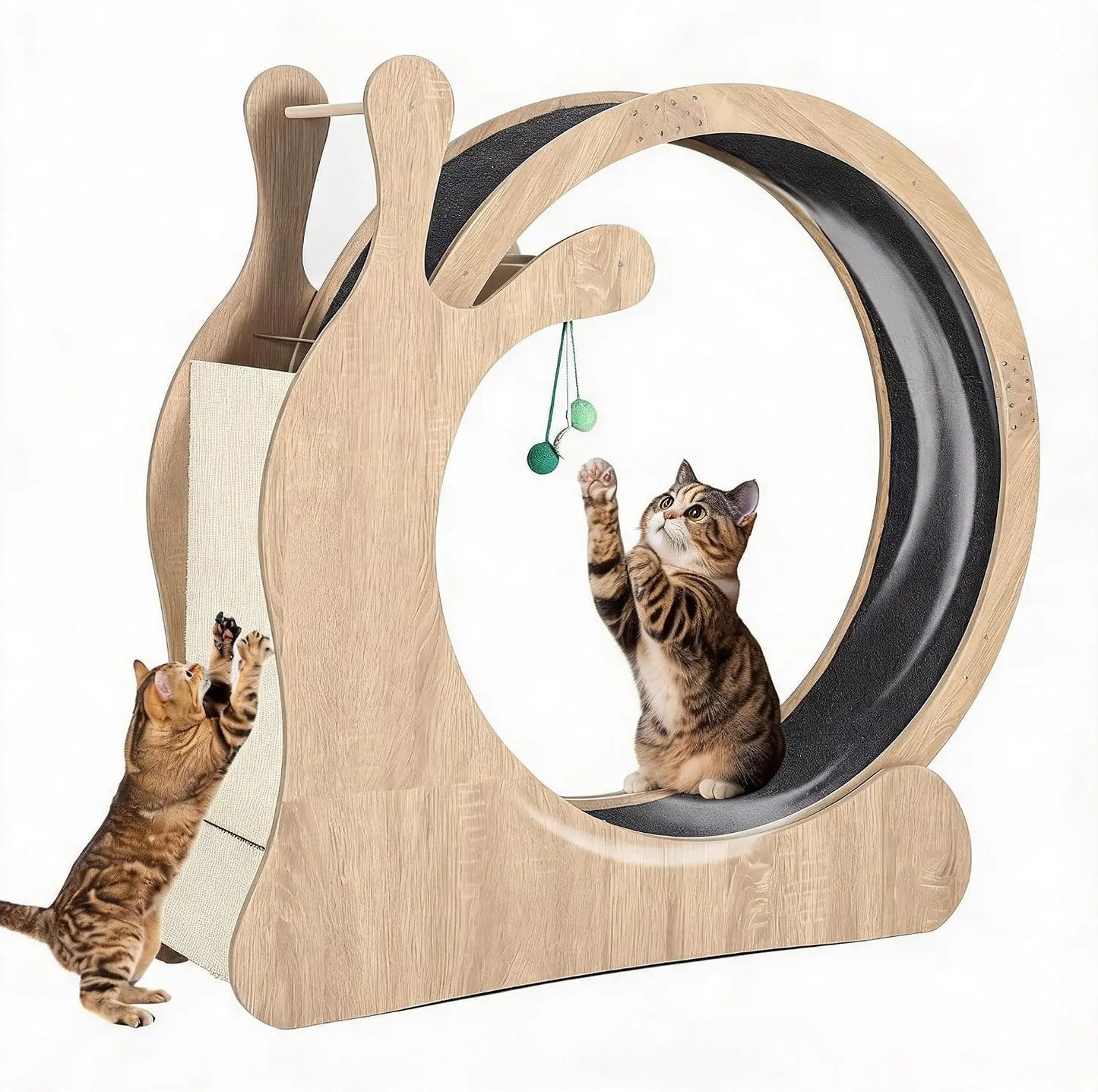 6 in 1 Cat Treadmill Running Wheel for Indoor Large Pet Supplies Anti Pinch Foot Exercise Fitness Roller Cat Climbing Frame Dog Toy